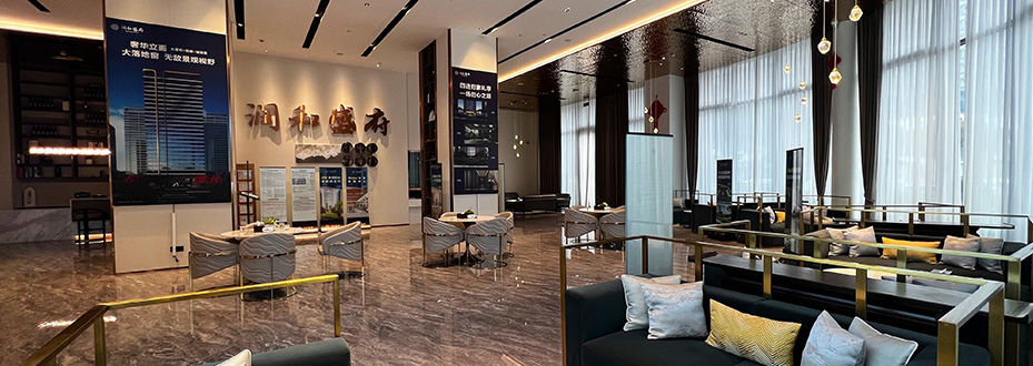 奉化售楼厅工程圆满完工